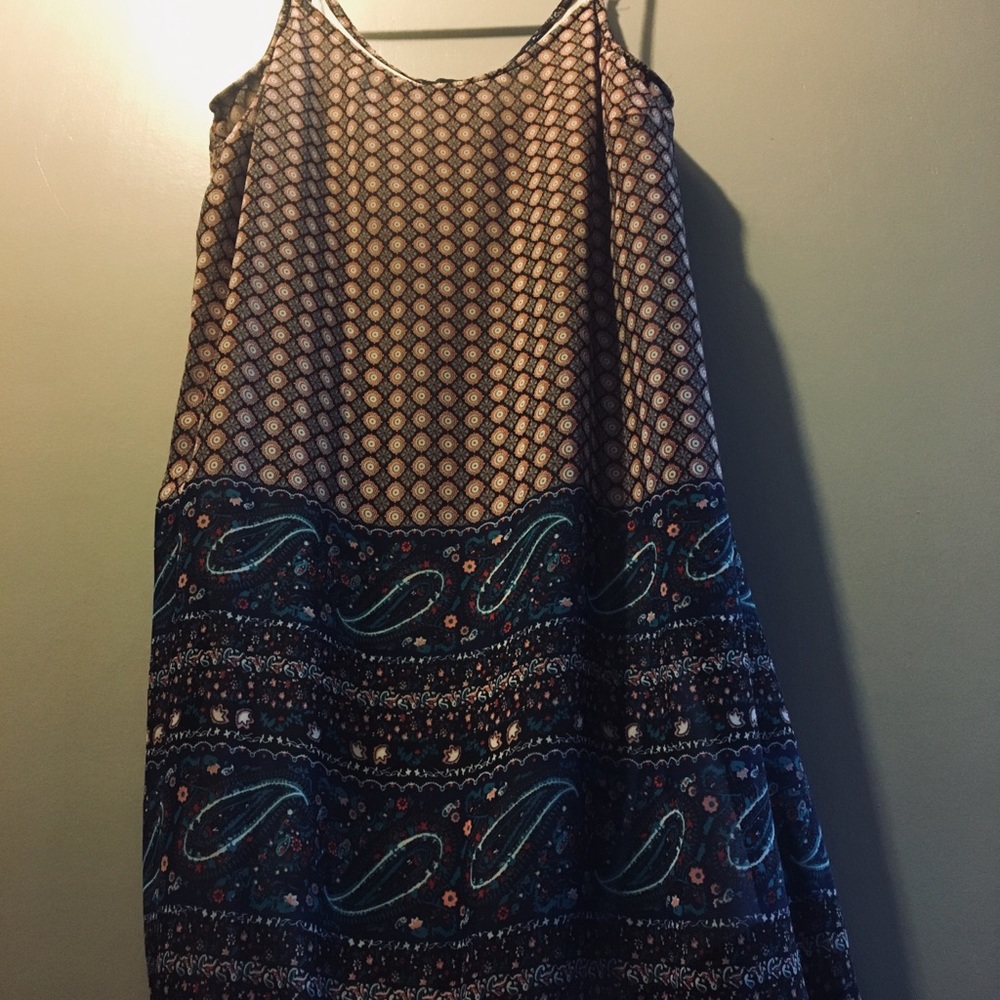 Dress with tassels
